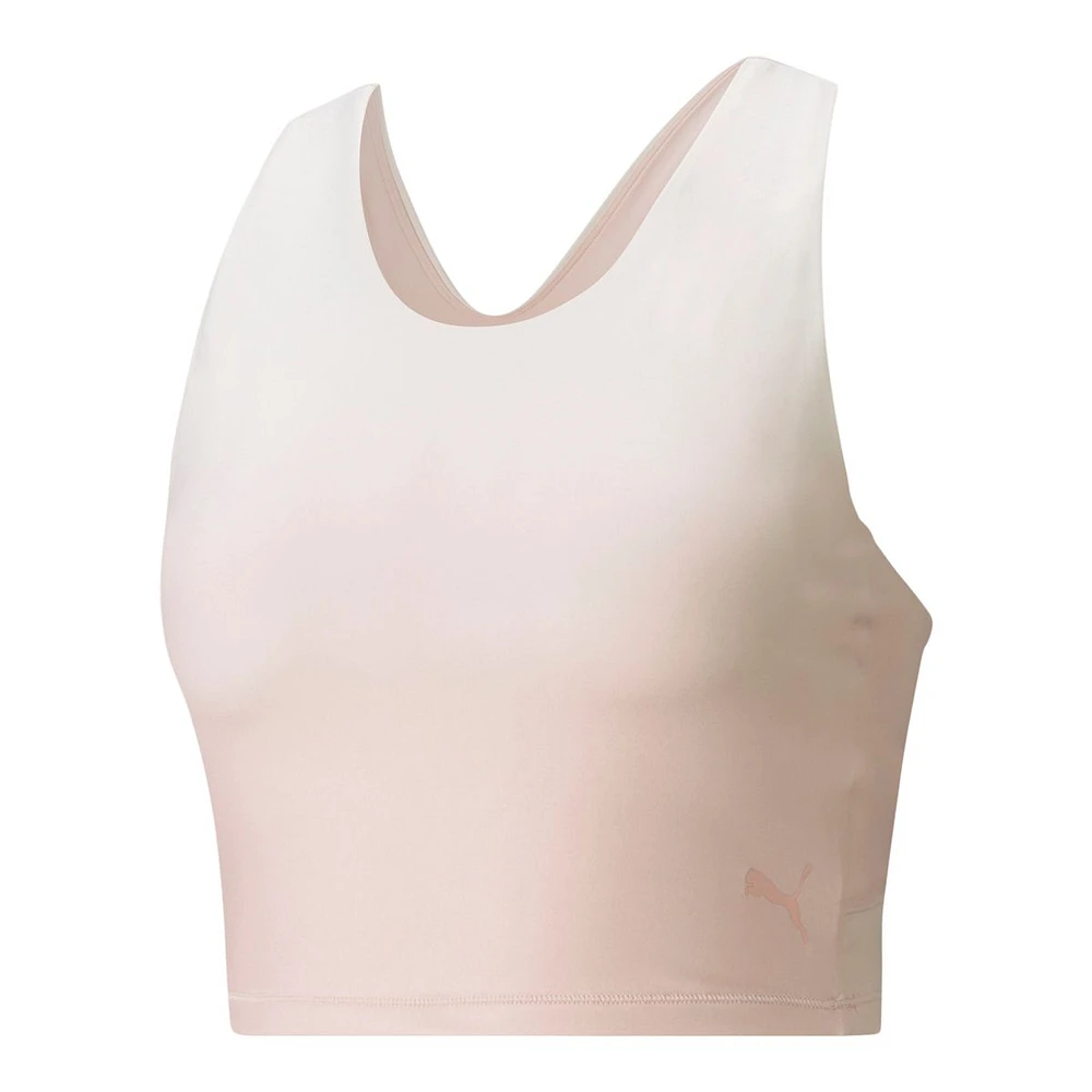 PUMA Women's Studio Ombre Racerback Crop Top