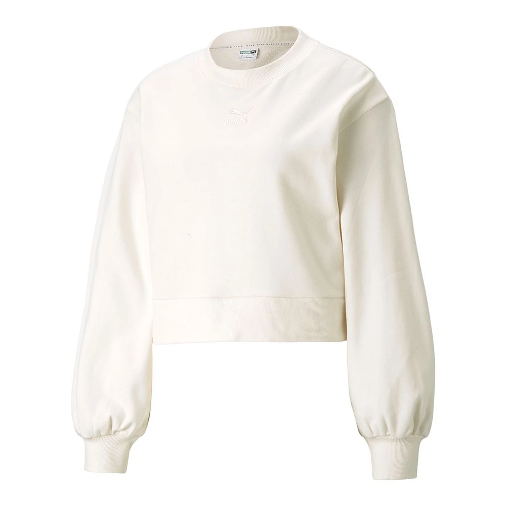 PUMA Women's Classics Sweatshirt, Relaxed Fit