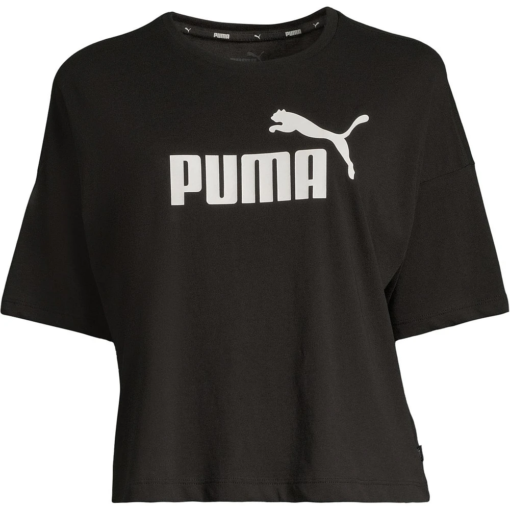 PUMA Women's Essentials Cotton Crop T Shirt