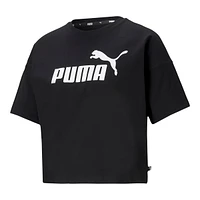 PUMA Women's Essentials Cotton Crop T Shirt