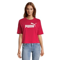 PUMA Women's Essentials Cotton Crop T Shirt