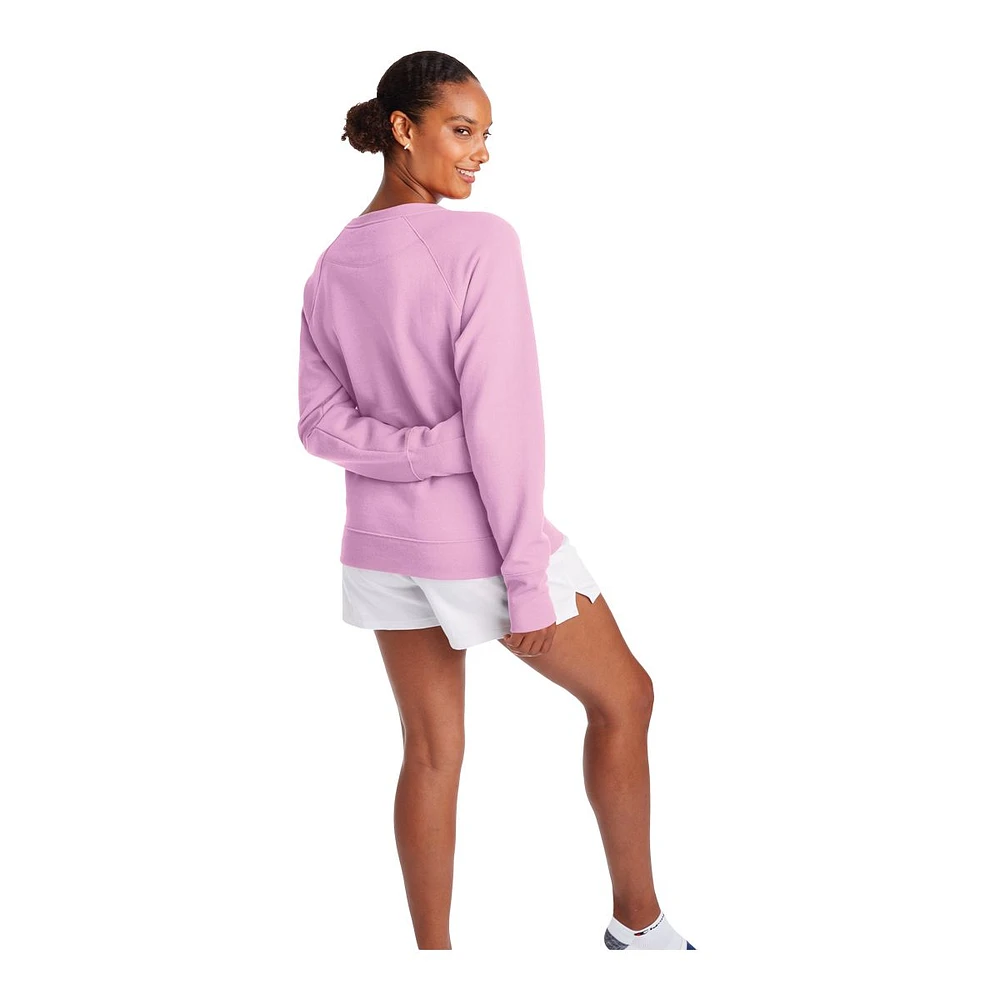 Champion Women's Powerblend Crewneck Sweatshirt, Relaxed Fit