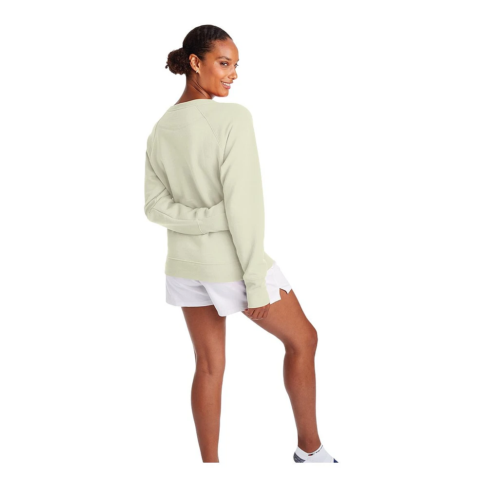 Champion Women's Powerblend Crewneck Sweatshirt, Relaxed Fit