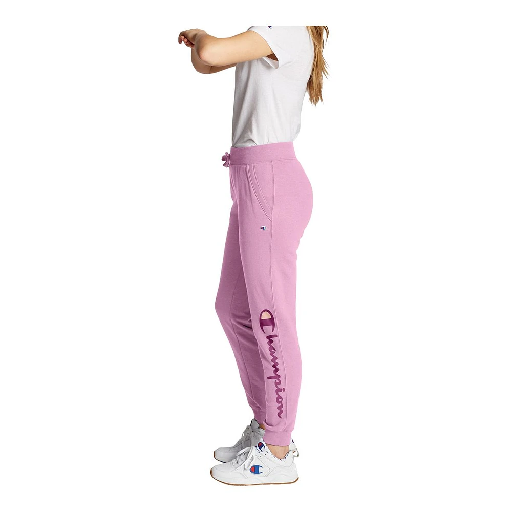 Champion Women's Powerblend Jogger Pants, Training, Casual, Mid Rise, Tapered