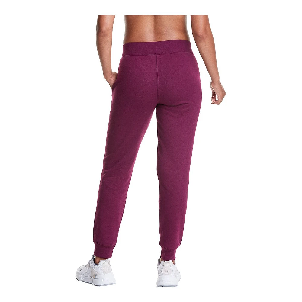 Champion Women's Powerblend Jogger Pants, Training, Casual, Mid Rise, Tapered