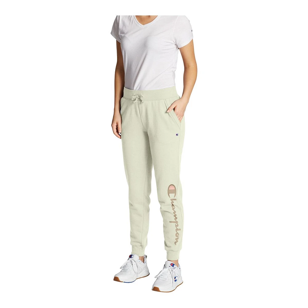 Champion Women's Powerblend Jogger Pants, Training, Casual, Mid Rise, Tapered