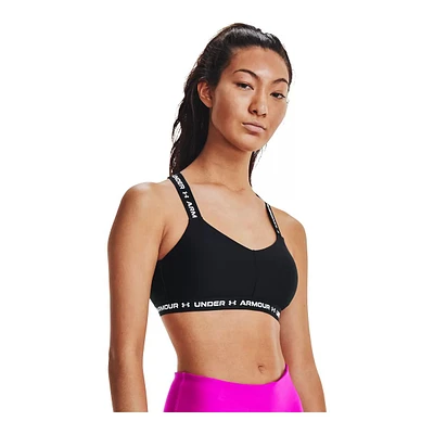 Under Armour Women's Crossback Low Padded Sports Bra