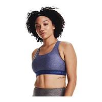 Under Armour Women's Crossback Medium Padded Sports Bra