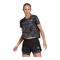 adidas Women's Run Prime Blue T Shirt