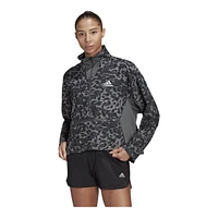 adidas Women's Run Fast 1/2 Zip Jacket