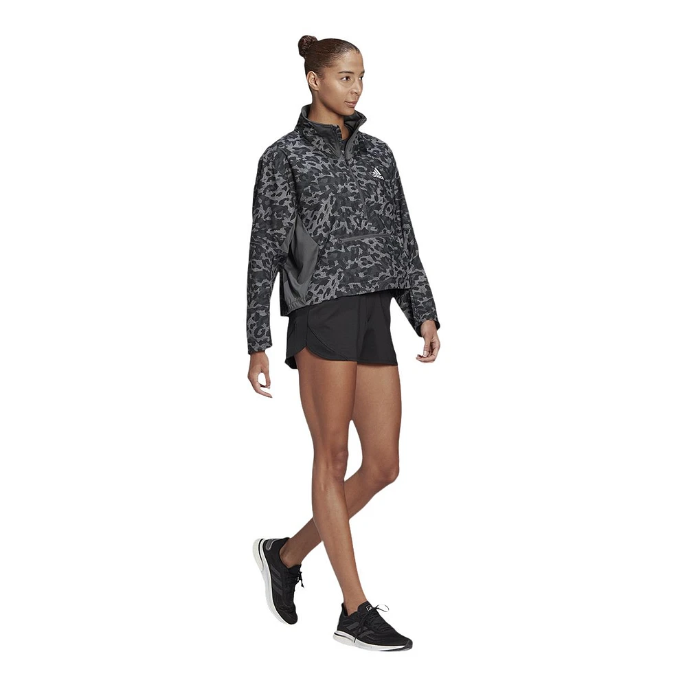 adidas Women's Run Fast 1/2 Zip Jacket