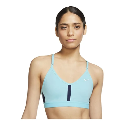 Nike Women's Indy V-Neck Sports Bra, Low Impact, Padded