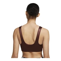 Nike Women's Swoosh Shine Sports Bra, Low Impact, Padded