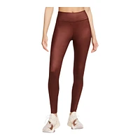 Nike Women's One Mid-Rise Shine Tights