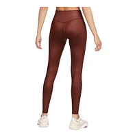 Nike Women's One Mid-Rise Shine Tights