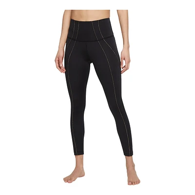 Nike Women's Yoga Lurex 7/8 Tights