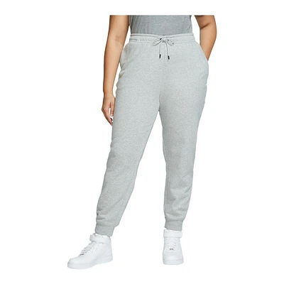 Nike Women's Plus Essential Mid-Rise Fleece Joggers, Sweatpants, Casual