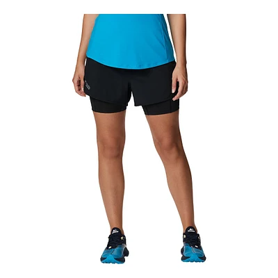 Columbia Women's Endless Trail 2 1 Shorts