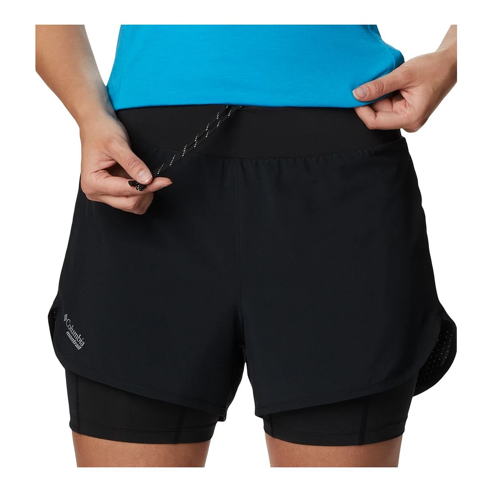 Columbia Women's Endless Trail 2 1 Shorts