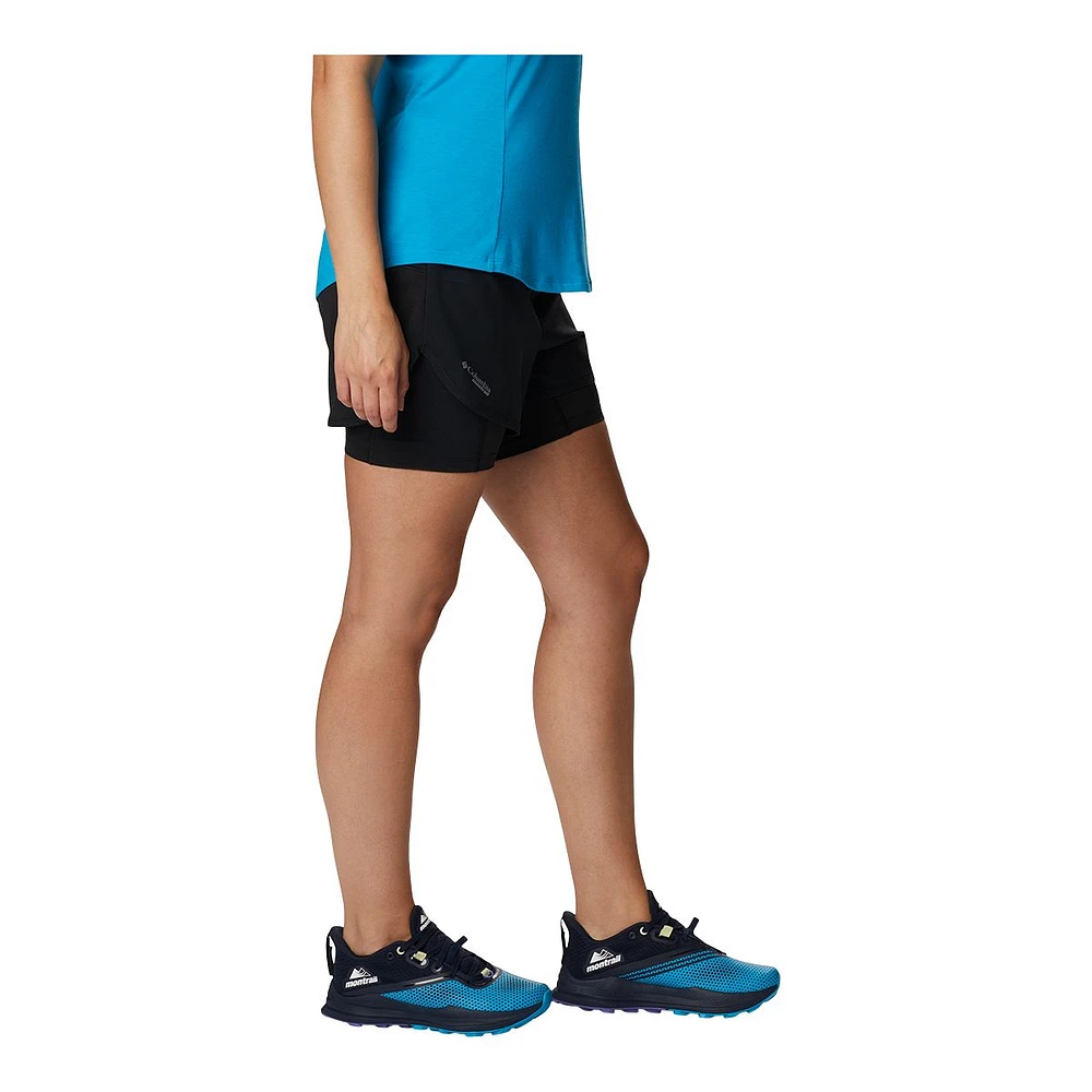 Columbia Women's Endless Trail 2 1 Shorts