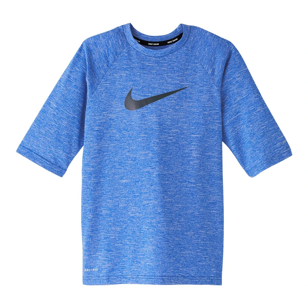 Nike Boys' Swoosh Heather Swim T Shirt