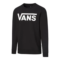 Vans Men's Classic Crew II Long Sleeve Fleece - Black/White