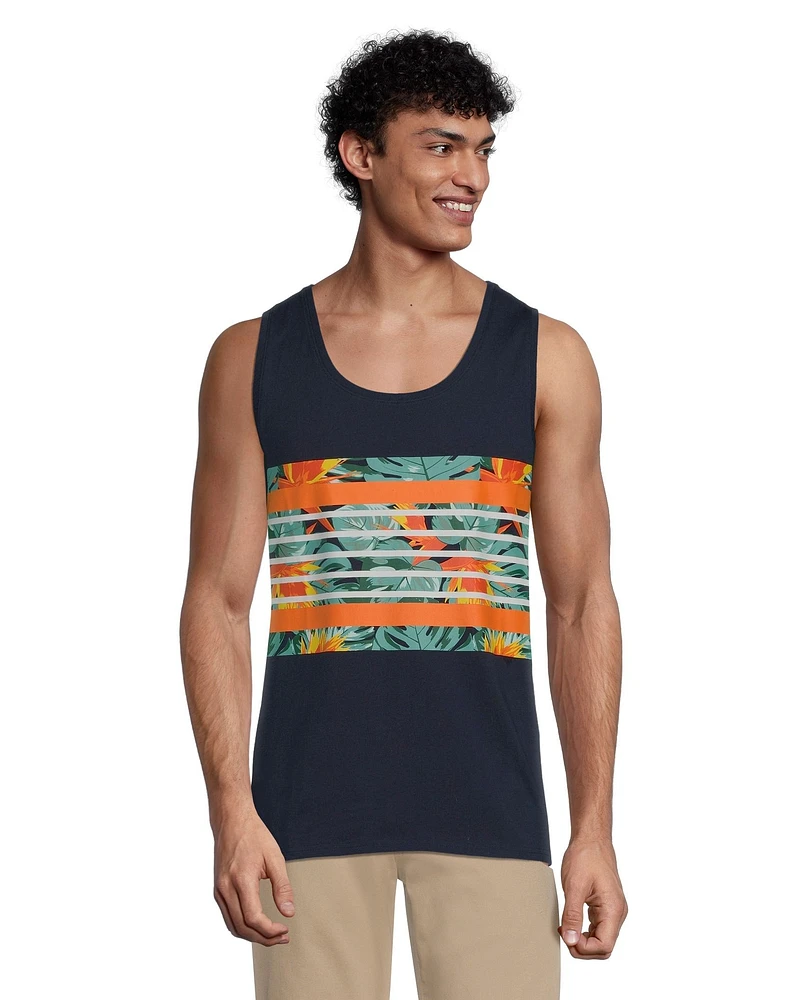 Ripzone Men's Manitou Graphic Tank Top, Lightweight, Sleeveless