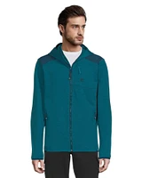 Woods Men's McKale Tech Full Zip Hoodie, Wool Blend, Moisture-Wicking