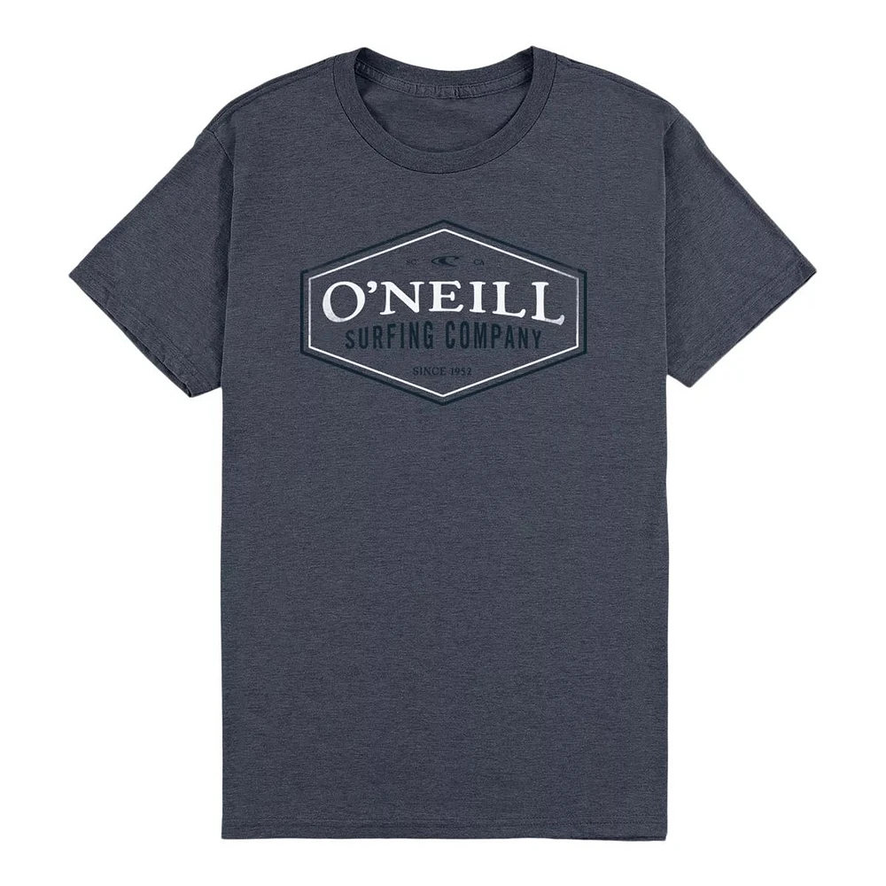 O'Neill Men's Rippin T Shirt, Short Sleeve, Crew Neck, Cotton, Graphic