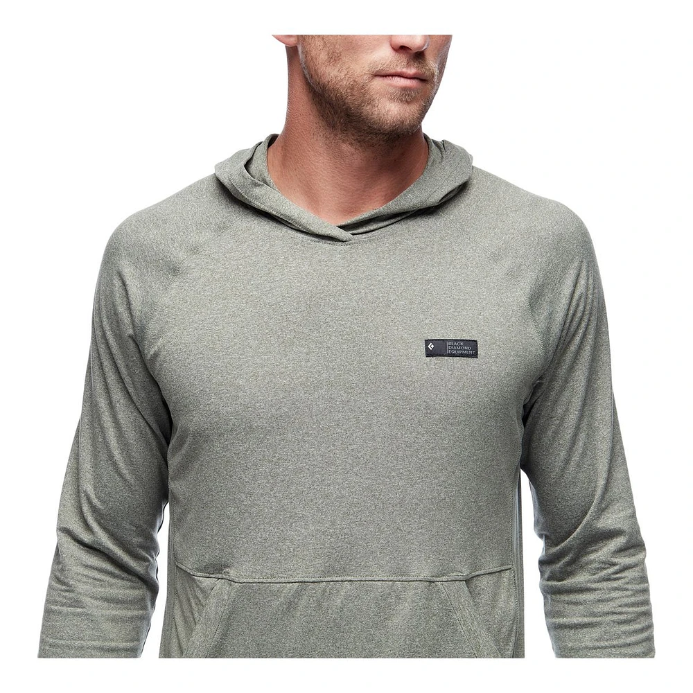 Black Diamond Men's Stone Pullover Hoodie, Kangaroo Pocket