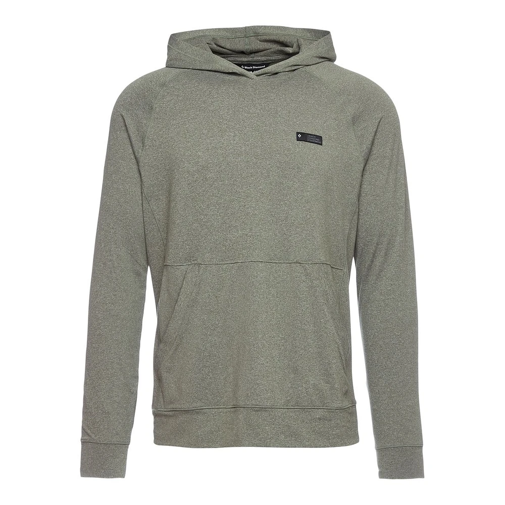 Black Diamond Men's Stone Pullover Hoodie, Kangaroo Pocket