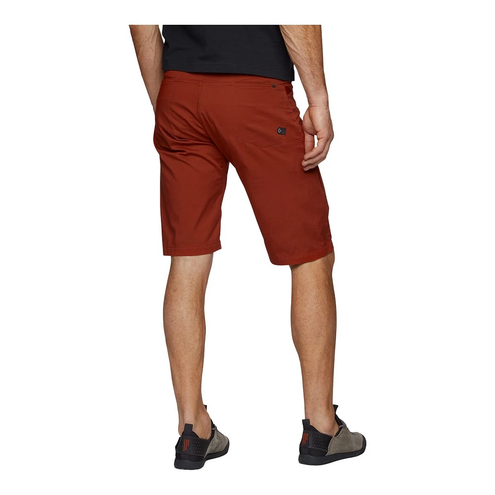 Black Diamond Men's Credo 13.5-in Organic Cotton Shorts, Relaxed Fit