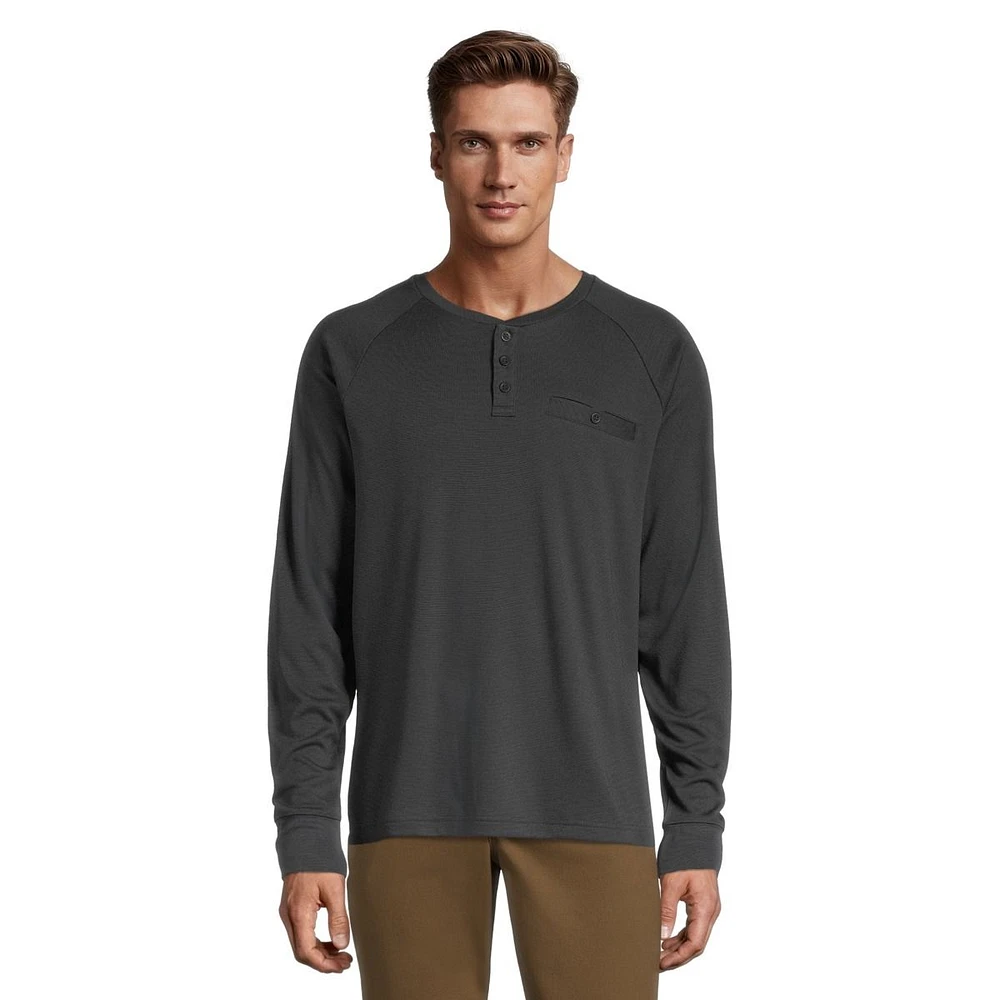 Woods Men's Cormier Henley Long Sleeve Shirt