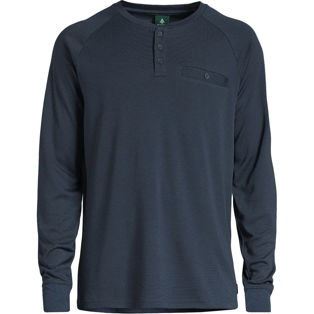 Woods Men's Cormier Henley Long Sleeve Shirt