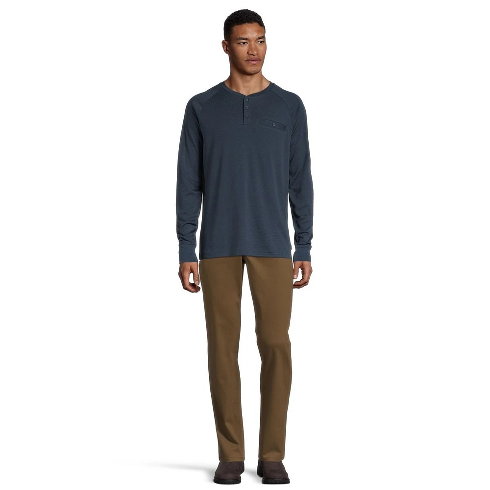 Woods Men's Cormier Henley Long Sleeve Shirt