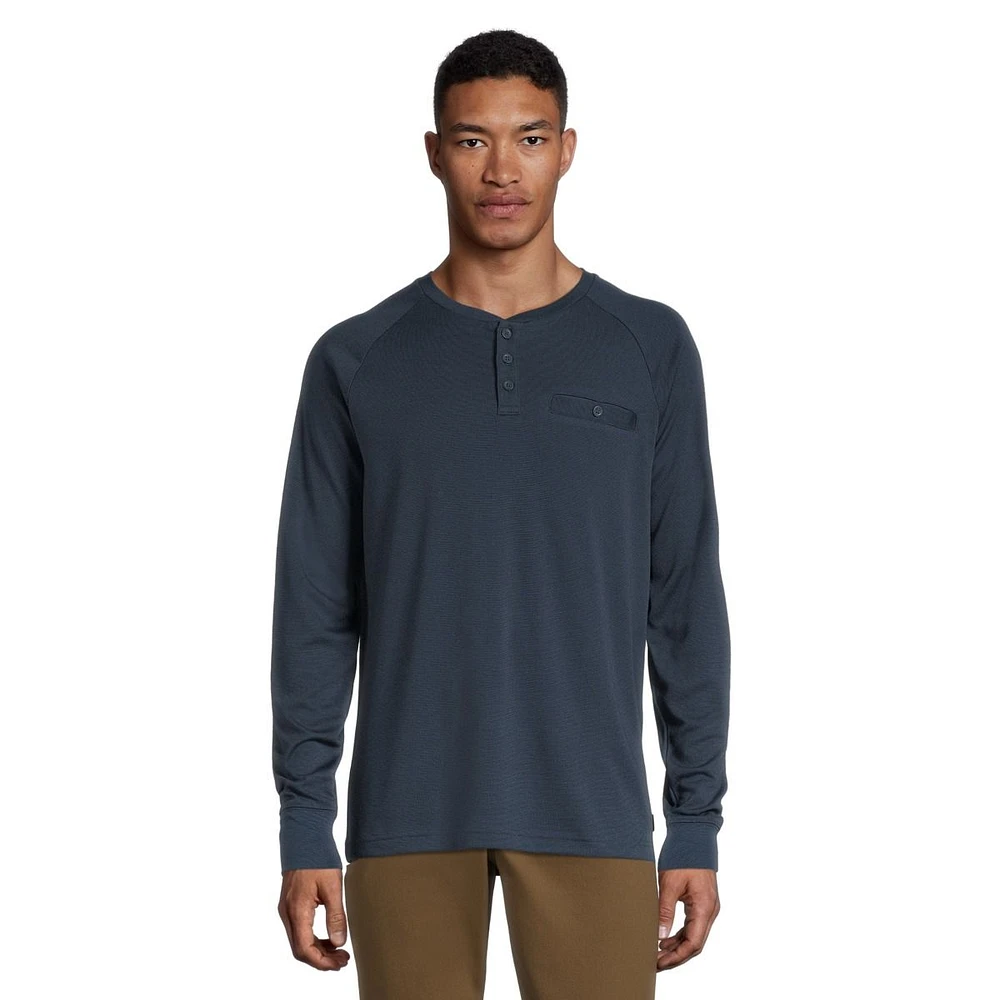 Woods Men's Cormier Henley Long Sleeve Shirt