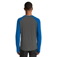 Woods Men's Dalton Long Sleeve Baseball Shirt