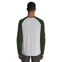 Woods Men's Dalton Long Sleeve Baseball Shirt