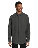 Ripzone Men's Maxime Solid Flannel Shirt