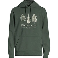 Woods Men's Lawson Pullover Hoodie, Mid-Weight French Terry, Kangaroo Pocket