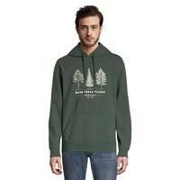 Woods Men's Lawson Pullover Hoodie, Mid-Weight French Terry, Kangaroo Pocket