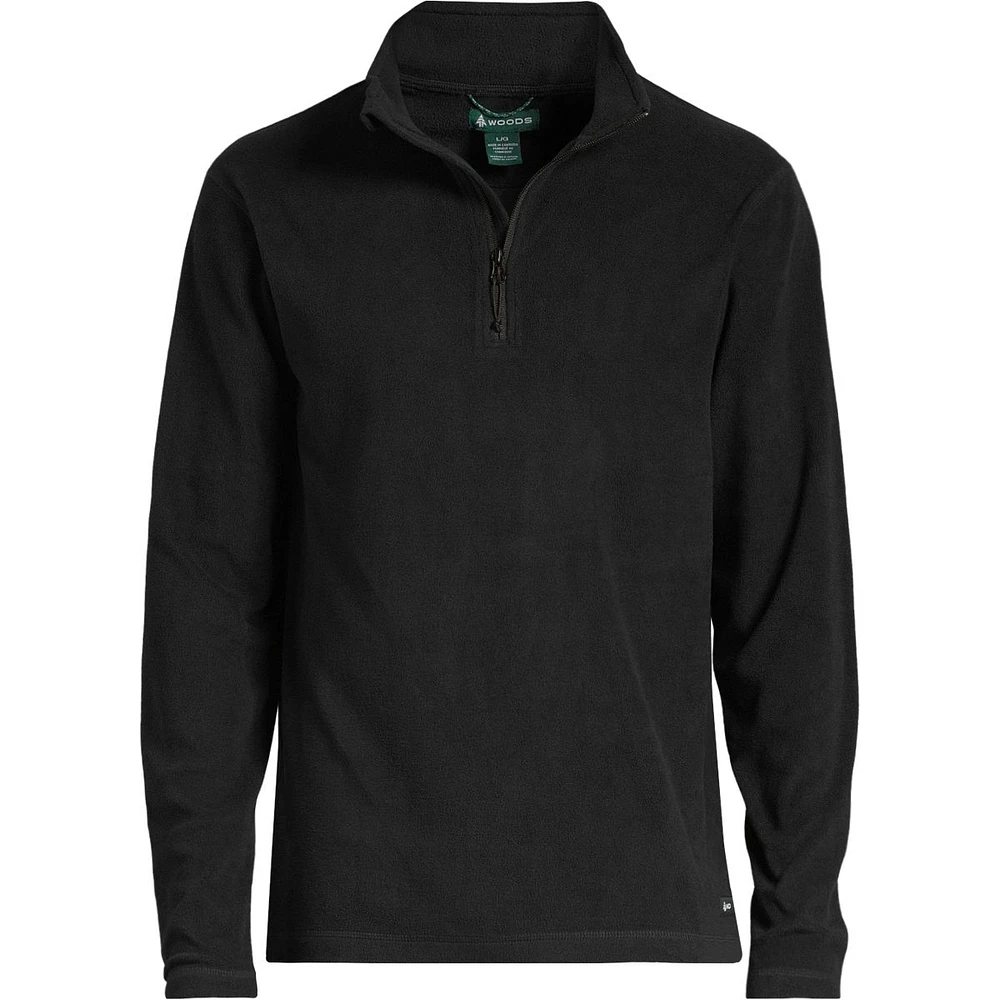 Woods Men's Collier 1/4 Zip Long Sleeve FleeceTop