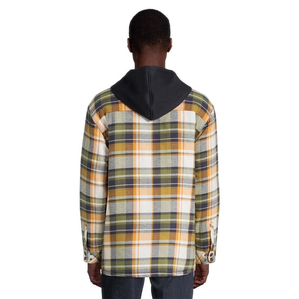 Ripzone Men's Lance Hooded Flannel Shirt