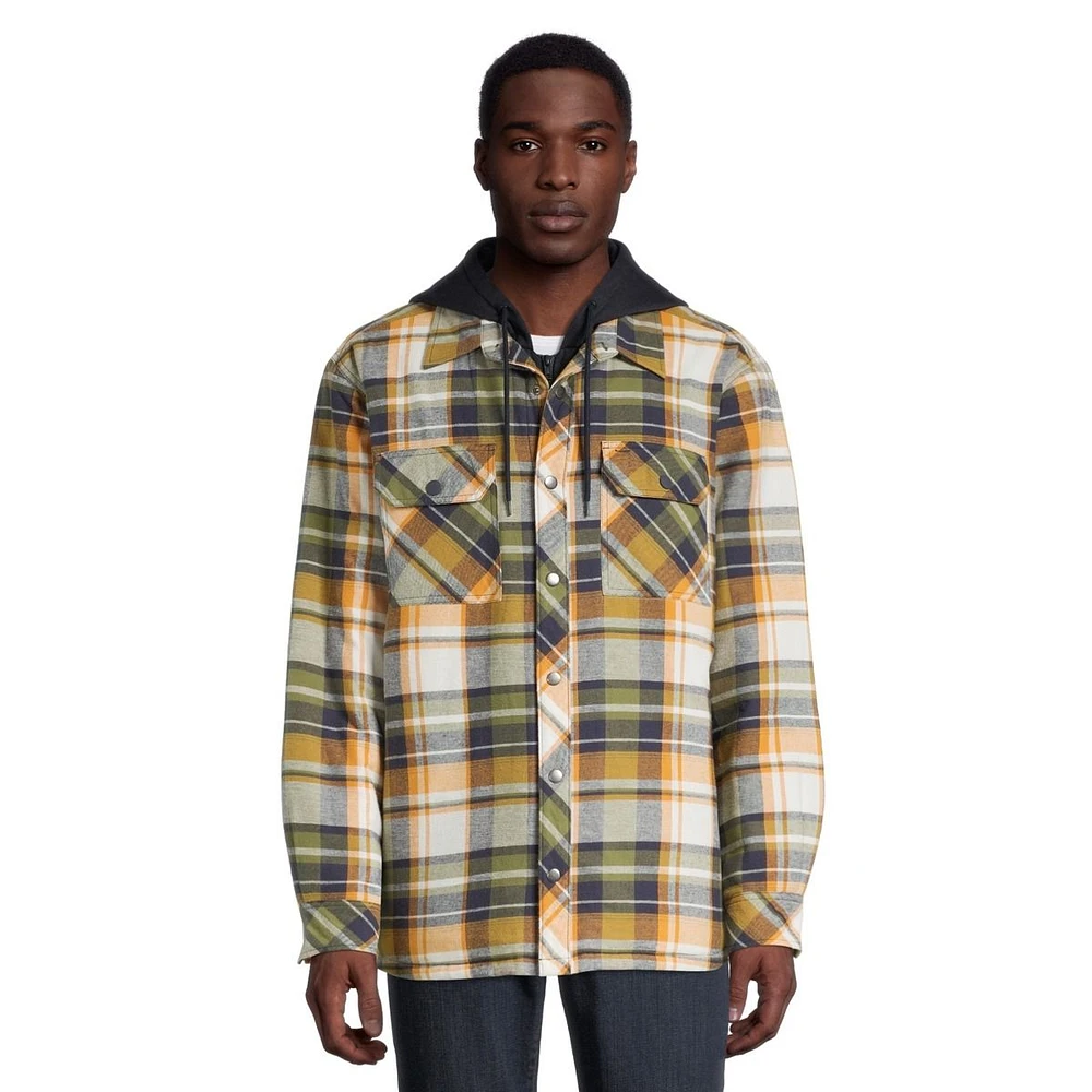 Ripzone Men's Lance Hooded Flannel Shirt