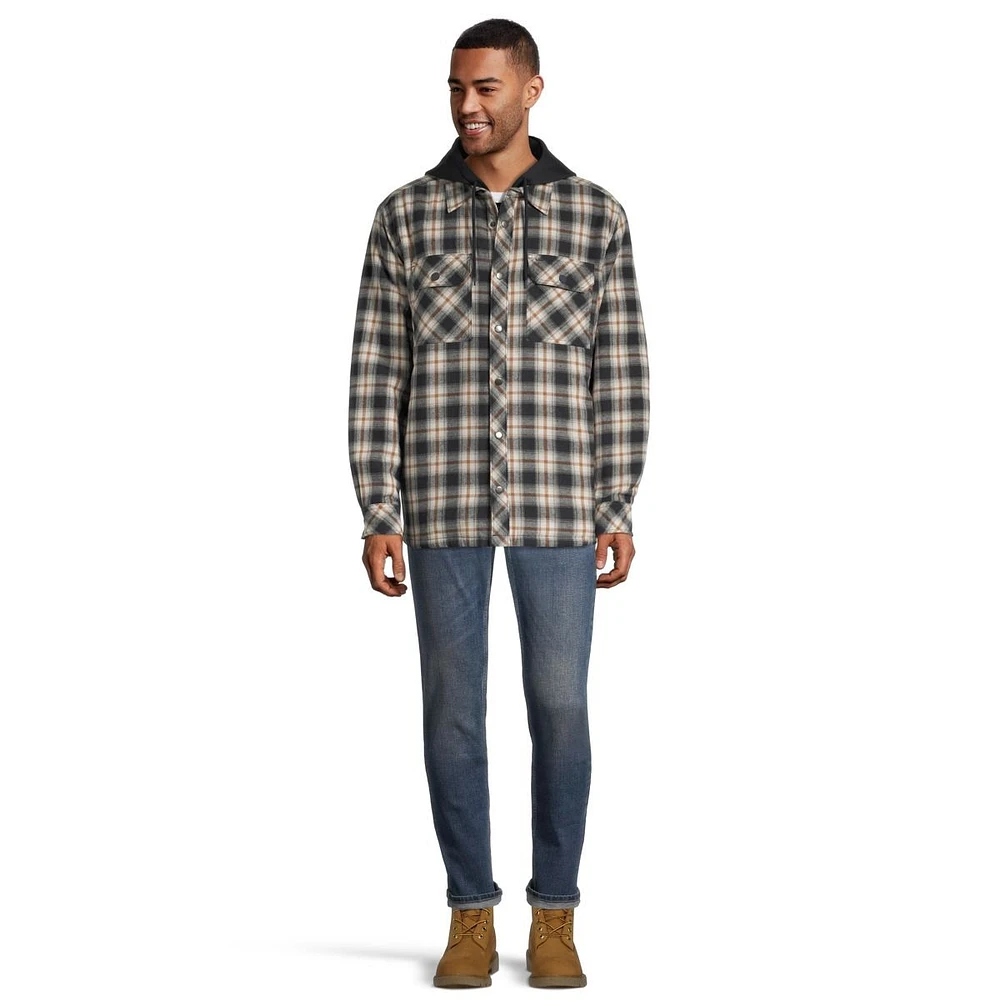 Ripzone Men's Lance Hooded Flannel Shirt