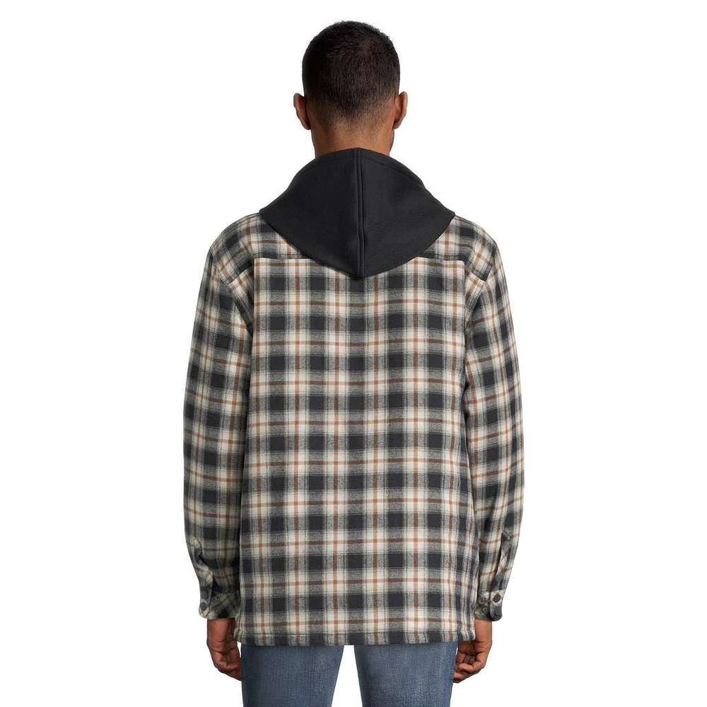 Ripzone Men's Lance Hooded Flannel Shirt