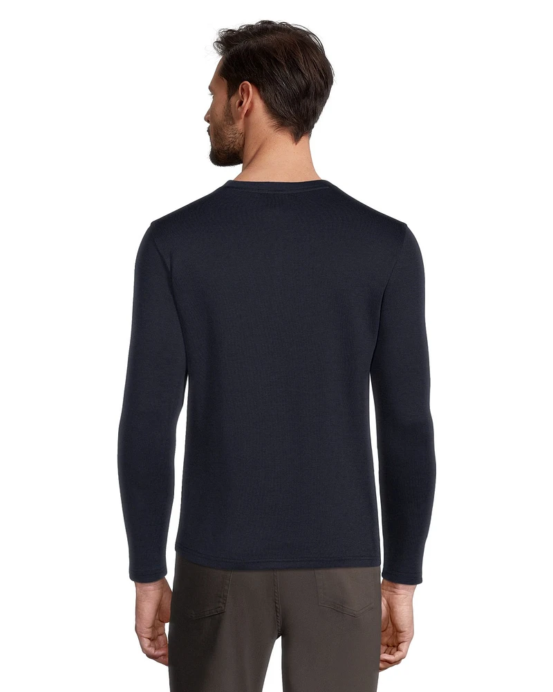 Skechers Men's Goknit Pique Long Sleeve Henley