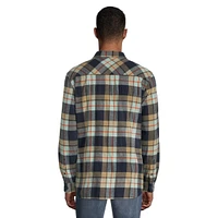 Quiksilver Men's Draymen Stretch Flannel Long Sleeve Shirt