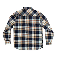 Quiksilver Men's Draymen Stretch Flannel Long Sleeve Shirt