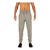 SAXX Men's Down Time Mid Weight Knit Moisture Wicking Lounge Pants with Drawstring - Black